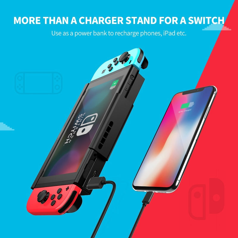 Dealsmate Ugreen 10000mAh Battery Charger Case for Nintendo Switch 50756