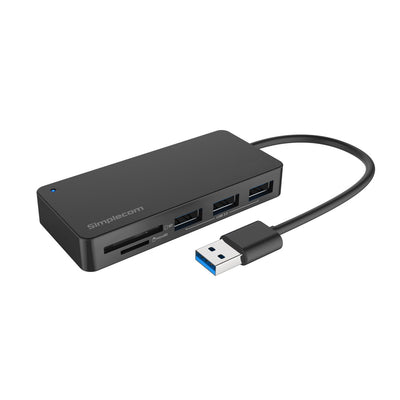 Dealsmate Simplecom CH368 3 Port USB 3.0 Hub with Dual Slot SD MicroSD Card Reader