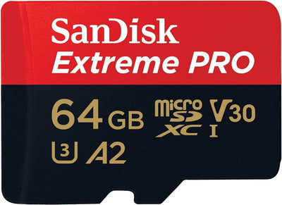 Dealsmate SANDISK  SDSQXCY-064G-GN6MA TF Extreme PRO A2 V30 UHS-I/U3 170R/90W WITH SD ADAPTER