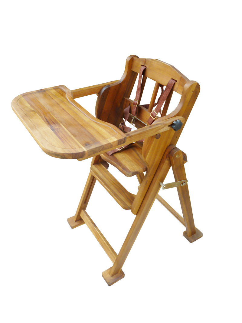 Dealsmate Adjustable/Hi Lo High Chair (Acacia)