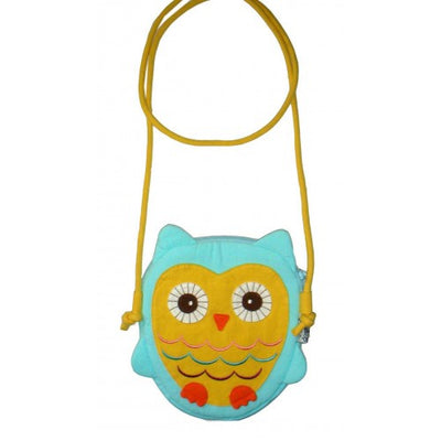 Dealsmate Hootie Owl Hand Bag Blue
