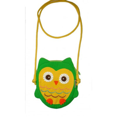 Dealsmate Hootie Owl Hand Bag Green