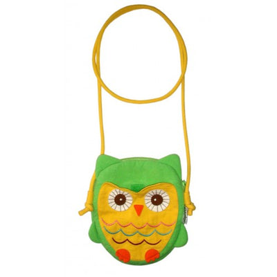 Dealsmate Hootie Owl Hand Bag Light Green