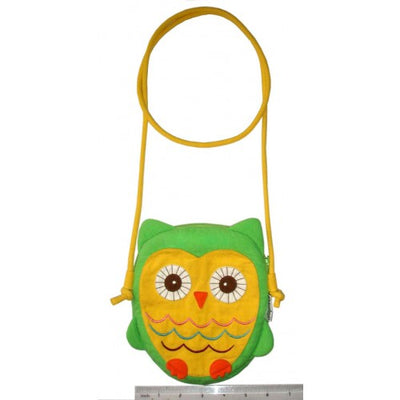 Dealsmate Hootie Owl Hand Bag Light Green