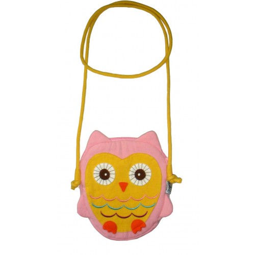 Dealsmate Hootie Owl Hand Bag Pink