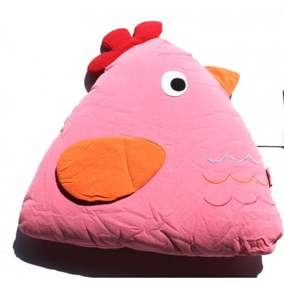 Dealsmate Chick Cuddling Cushion(15x18x35 Cm) Pink