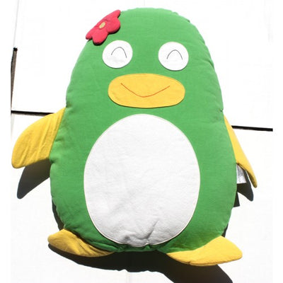 Dealsmate Penguin Cuddling Cushion Green