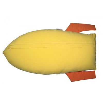 Dealsmate Roket Cuddling Cushion Yellow