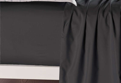 Dealsmate Luxton King Size Black Color Fitted Sheet