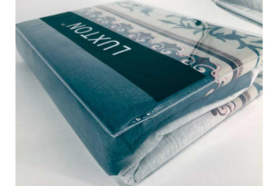 Dealsmate Luxton Super King Size Ethel Teal Quilt Cover Set