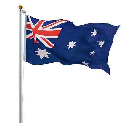 Dealsmate 6.0m Flag Pole Full Set / Kit w Australian Flag