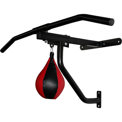 Dealsmate Wall Chin Up Pull Up Bar Punching Bag SpeedBall Station