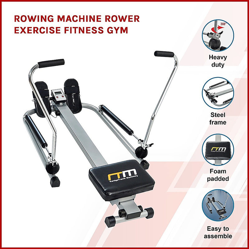 Dealsmate Rowing Machine Rower Exercise Fitness Gym