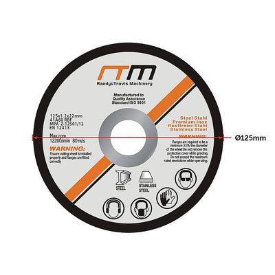 Dealsmate 125mm 5 Cutting Disc Wheel for Angle Grinder x100