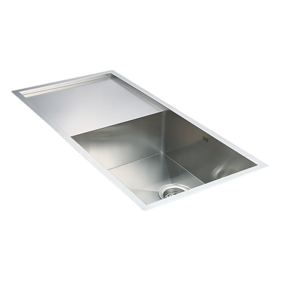 Dealsmate 960x450mm Handmade Stainless Steel Undermount / Topmount Kitchen Sink with Waste