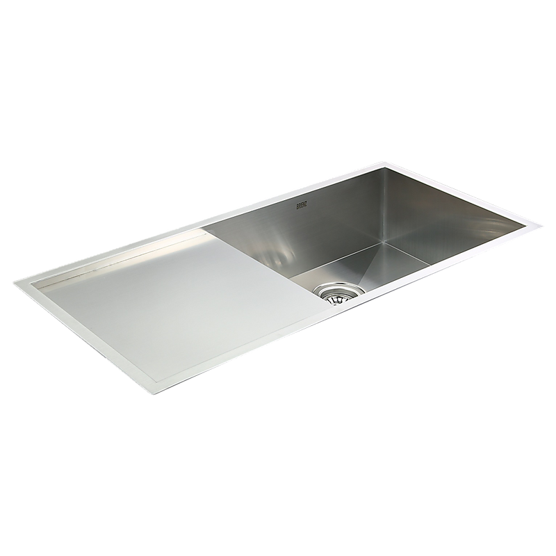 Dealsmate 960x450mm Handmade Stainless Steel Undermount / Topmount Kitchen Sink with Waste