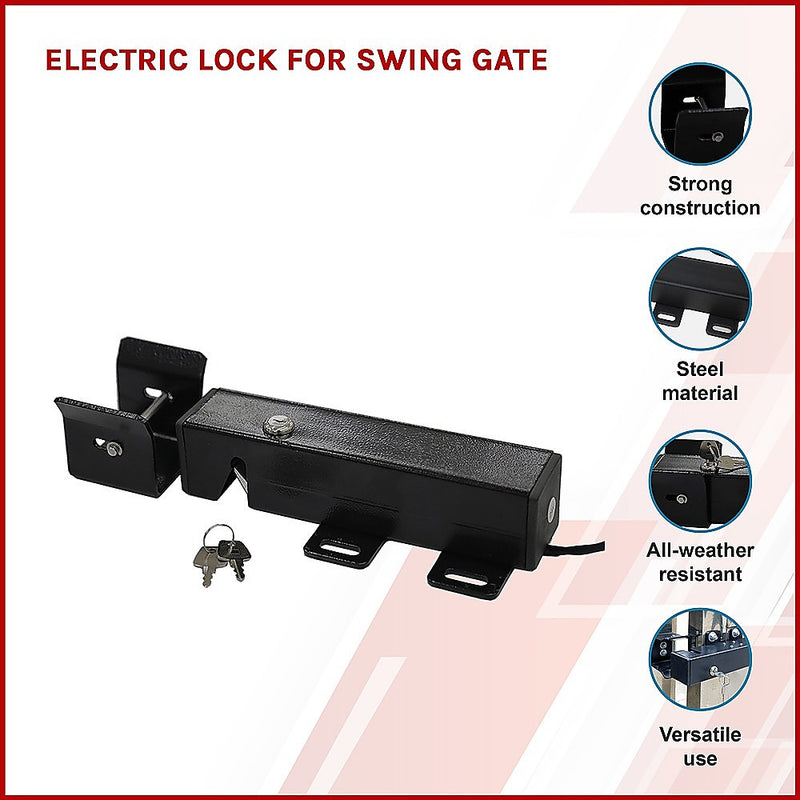 Dealsmate Electric Lock for Swing Gate