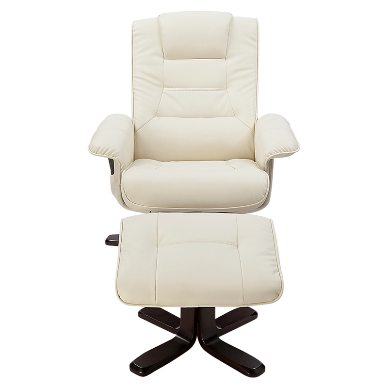 Dealsmate PU Leather Massage Chair Recliner Ottoman Lounge Remote
