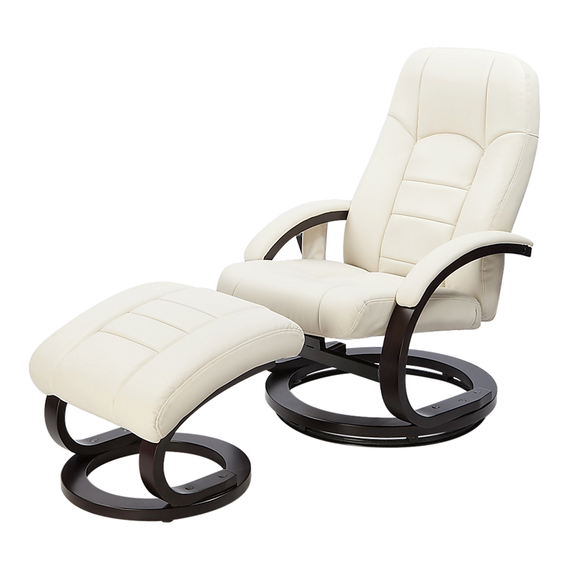 Dealsmate PU Leather Deluxe Massage Chair Recliner Ottoman Lounge Remote