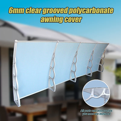 Dealsmate DIY Outdoor Awning Cover -1.5 x 4m