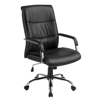 Dealsmate PU Leather Office Chair Executive Padded Black