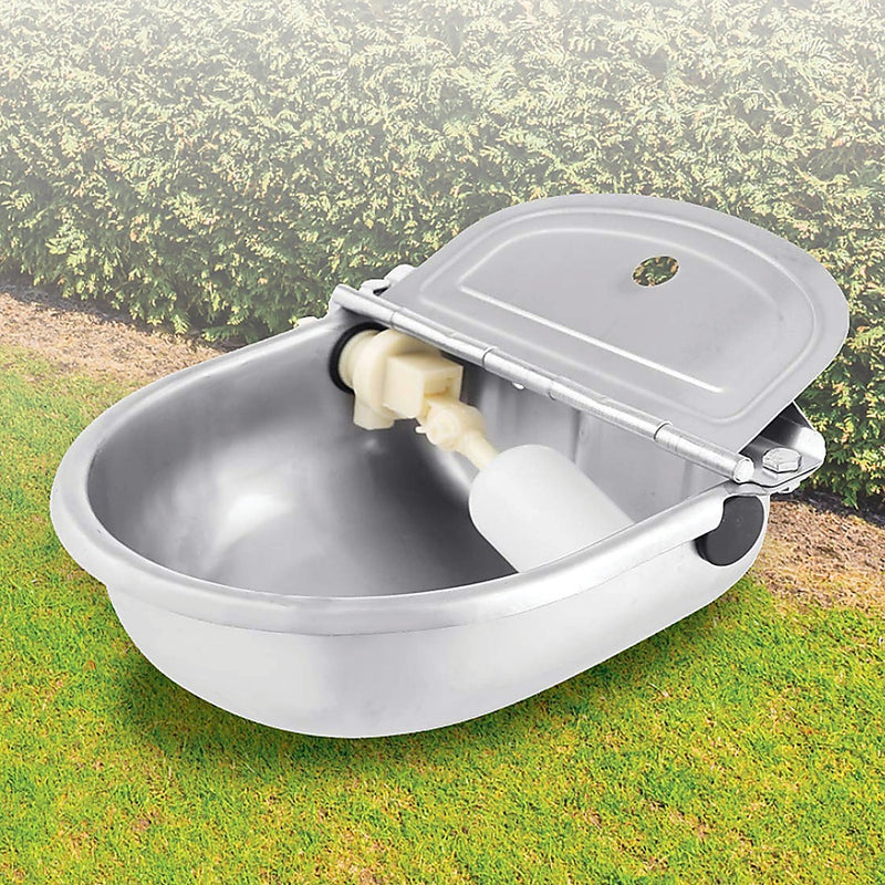 Dealsmate Automatic Water Trough Stainless Steel 304 Bowl