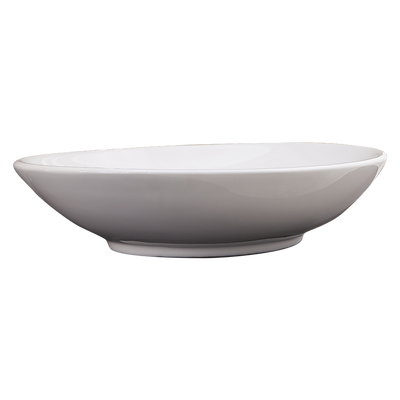 Dealsmate Bathroom Ceramic Oval Above Countertop Basin for Vanity