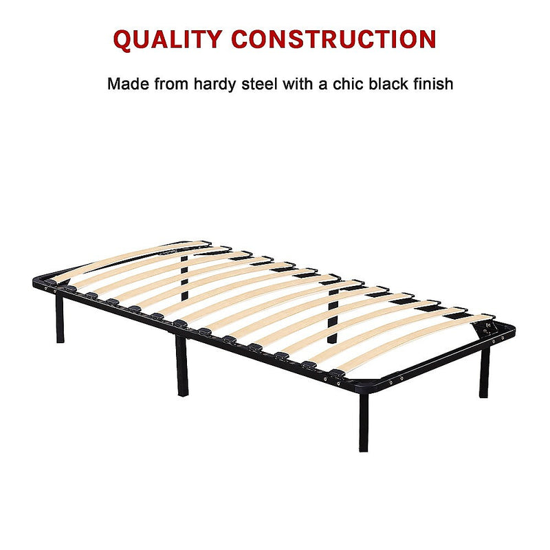 Dealsmate Single Metal Bed Frame - Bedroom Furniture