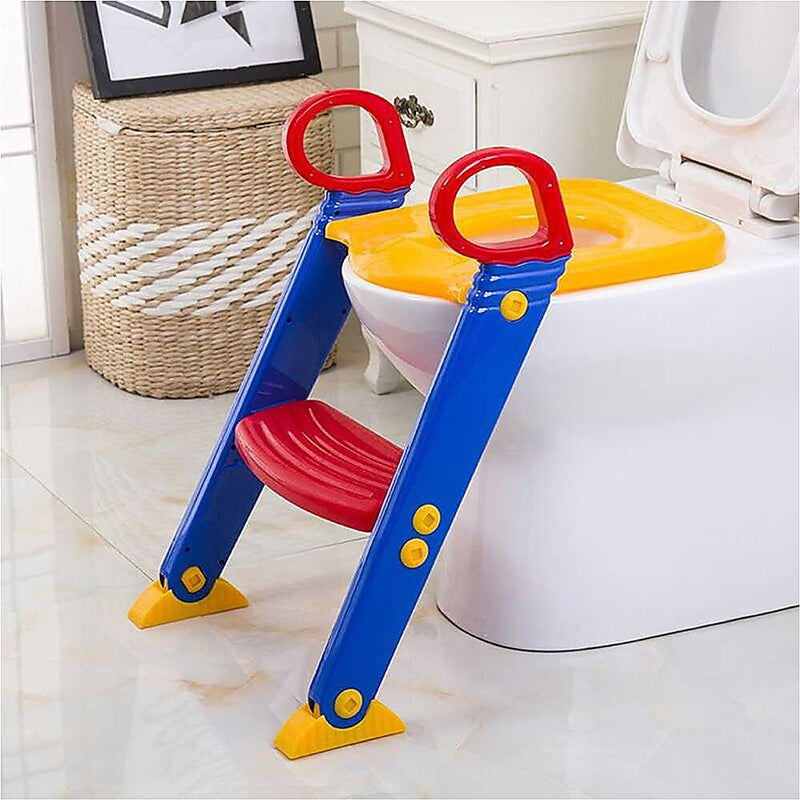 Dealsmate Kids Toilet Ladder Toddler Potty Training Seat