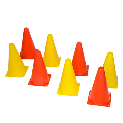 Dealsmate 230mm Training Cones Set Witches Hat Football Soccer Rugby Traffic