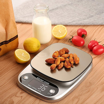 Dealsmate Kitchen Scale Digital Postal LCD Electronic Weight Scales Food Shop 10kg/1g