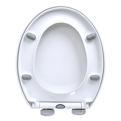 Dealsmate Quick Release Soft Close Toilet Seat White Bathroom Heavy Duty