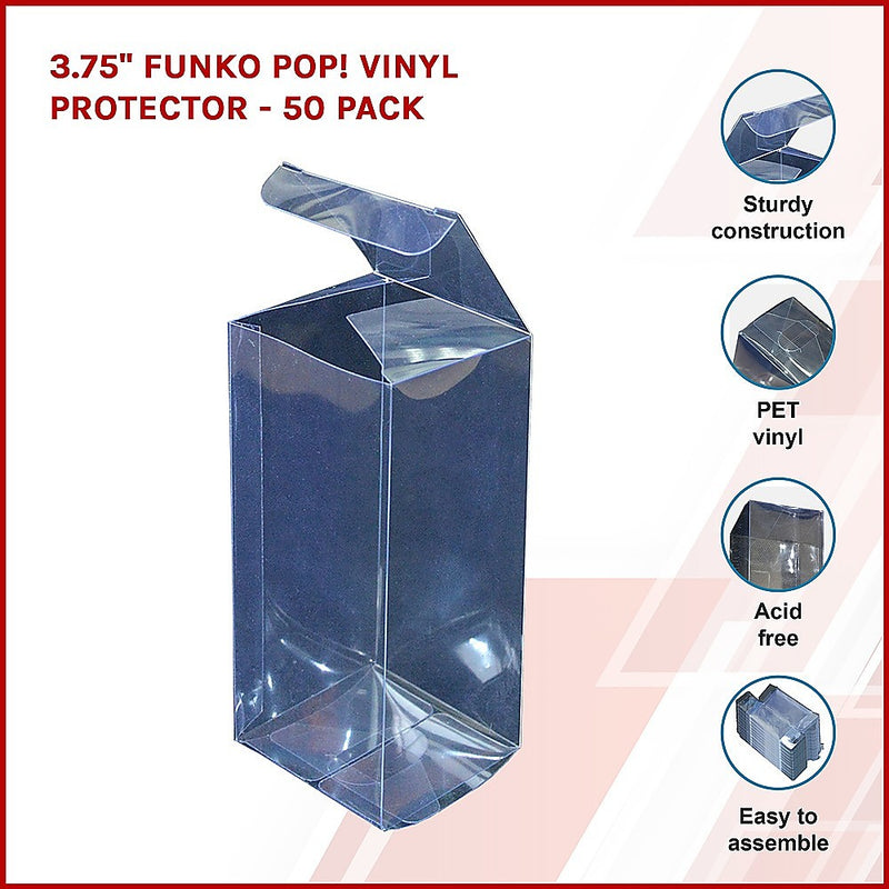 Dealsmate 3.75 Funko Pop! Vinyl Protector - 50 Pack
