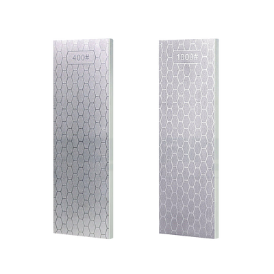 Dealsmate Double-Sided Diamond Knife Sharpeners Sharpening Stone W/ Stone Holder