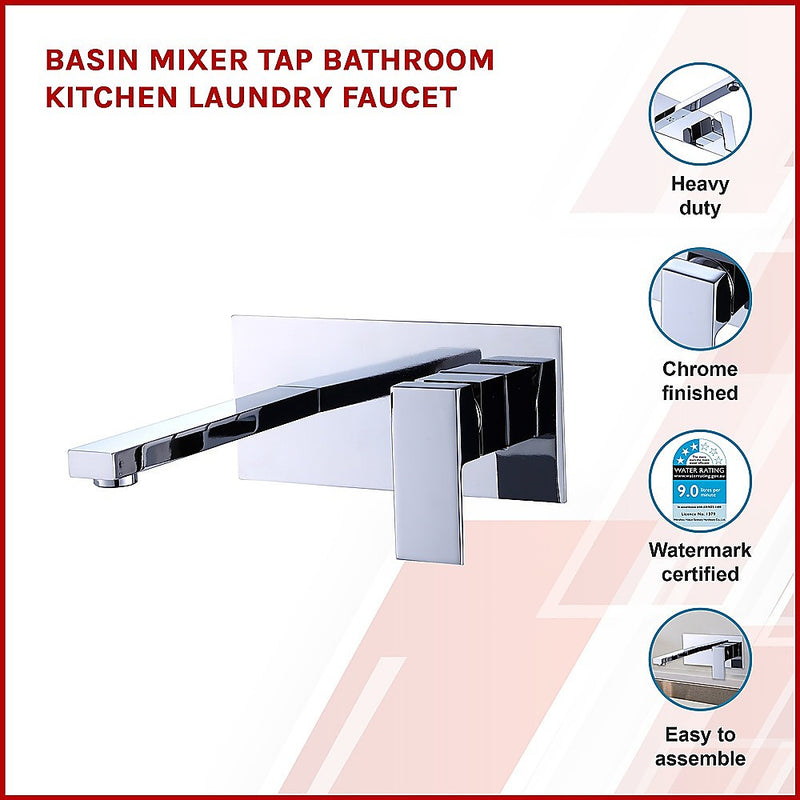 Dealsmate Basin Mixer Tap Bathroom Kitchen Laundry Faucet