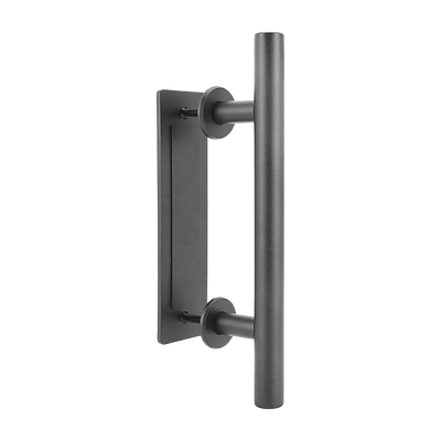 Dealsmate Carbon Steel Door Handle & Flush Pull Wood Door Gate Hardware 12