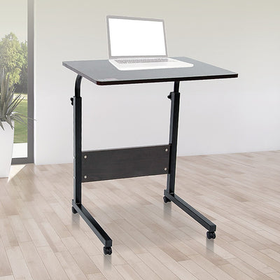 Dealsmate Mobile Laptop Desk Bed Stand Computer Table Adjustable Notebook Bedside Table