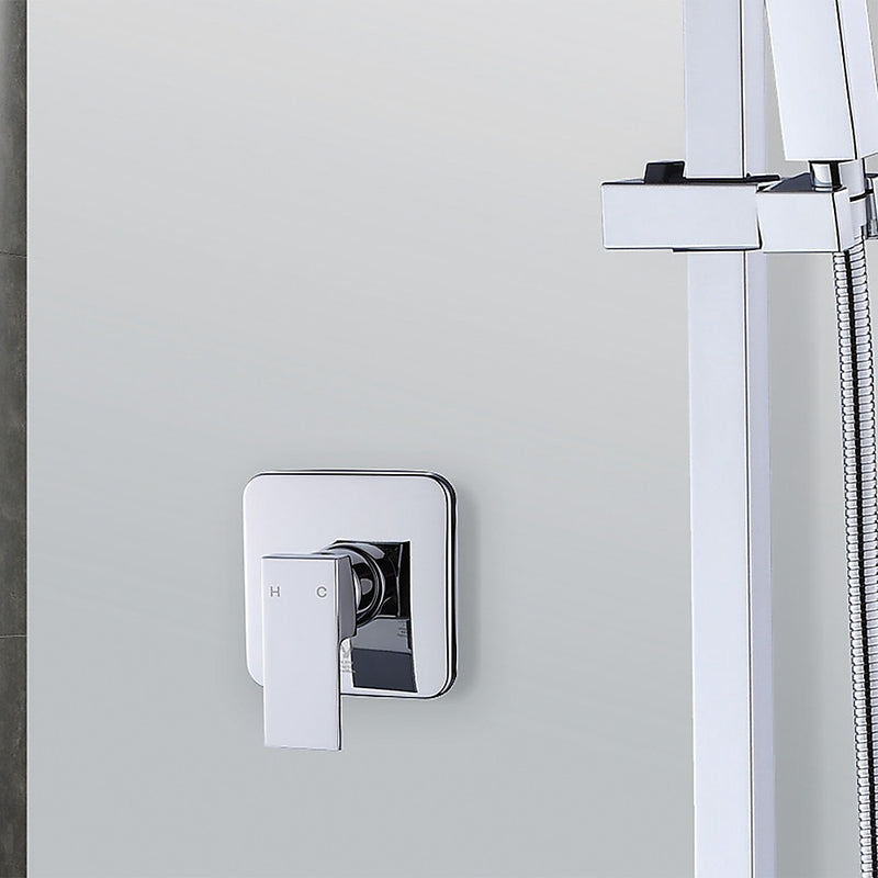 Dealsmate Shower Bath Mixer Tap Bathroom WATERMARK Approved - Chrome
