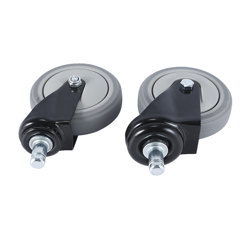 Dealsmate 5x Office Chair Caster Wheels Set Heavy Duty & Safe for All Floors w/Universal Fit