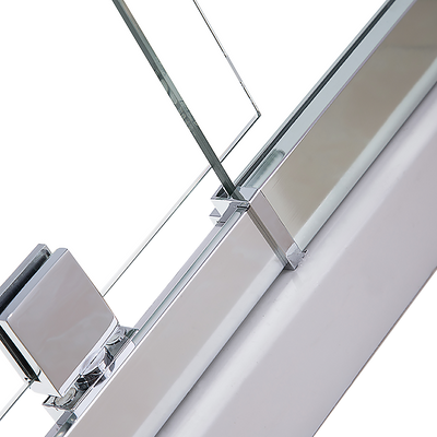 Dealsmate Semi Frameless Shower Screen (114~122)x 195cm & (89~92)x 195cm Side AS/NZS Glass