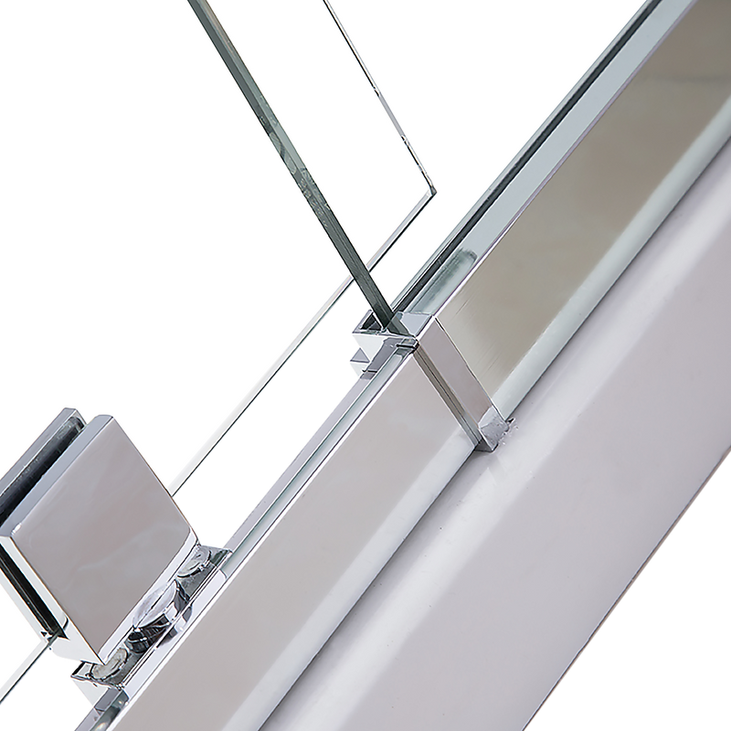 Dealsmate Semi Frameless Shower Screen (74~82)x 195cm & (98~101)x 195cm Side AS/NZS Glass