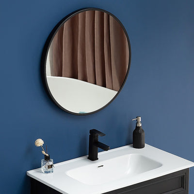 Dealsmate 60cm Round Wall Mirror Bathroom Makeup Mirror by Della Francesca
