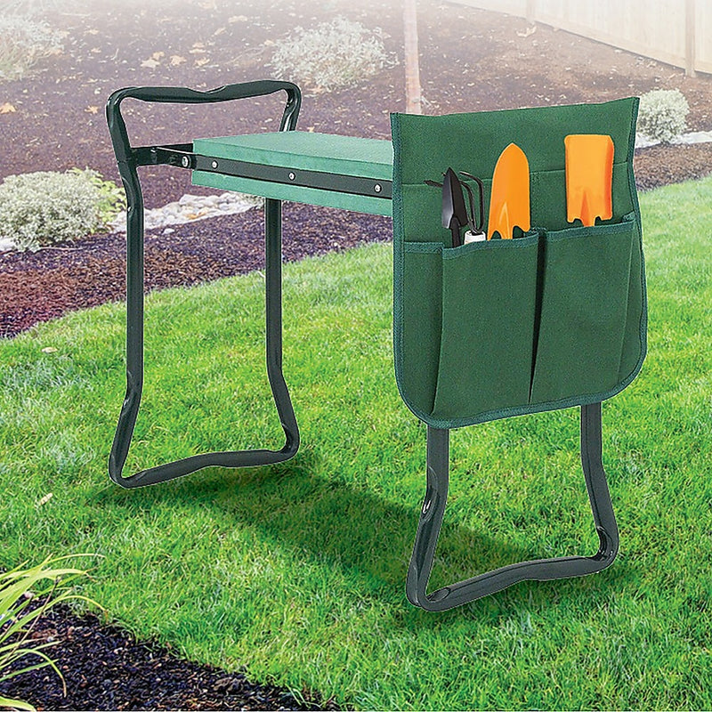 Dealsmate Garden Seat Folding Kneeler Bench Kneeling Soft Eva Pad