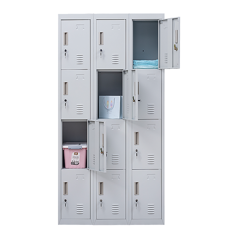 Dealsmate 12-Door Locker for Office Gym Shed School Home Storage