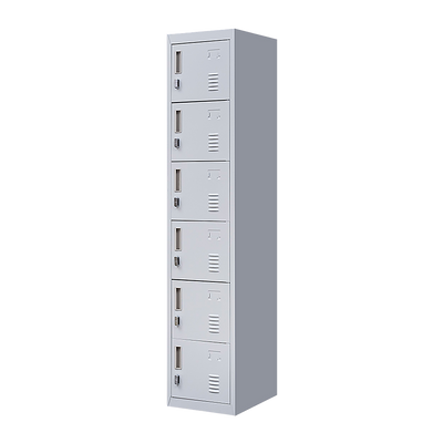 Dealsmate 6-Door Locker for Office Gym Shed School Home Storage