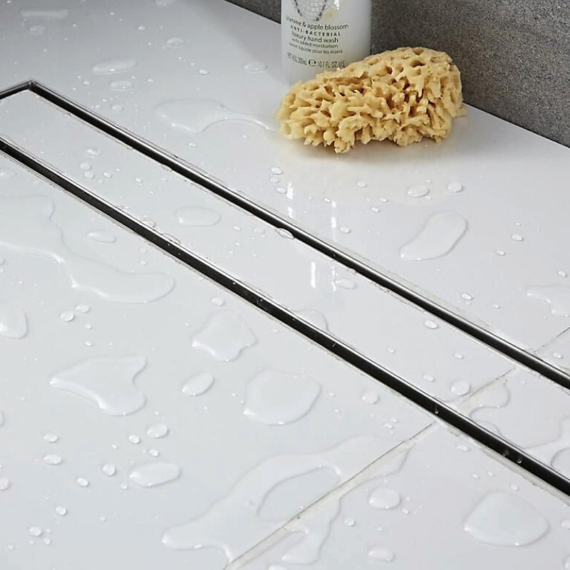 Dealsmate 900mm Tile Insert Bathroom Shower Stainless Steel Grate Drain w/Centre outlet Floor Waste