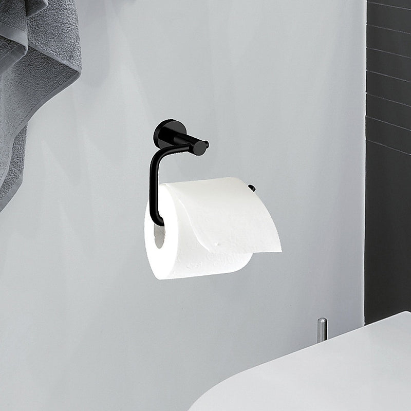 Dealsmate Classic Toilet Paper Holder Matte Black Finish