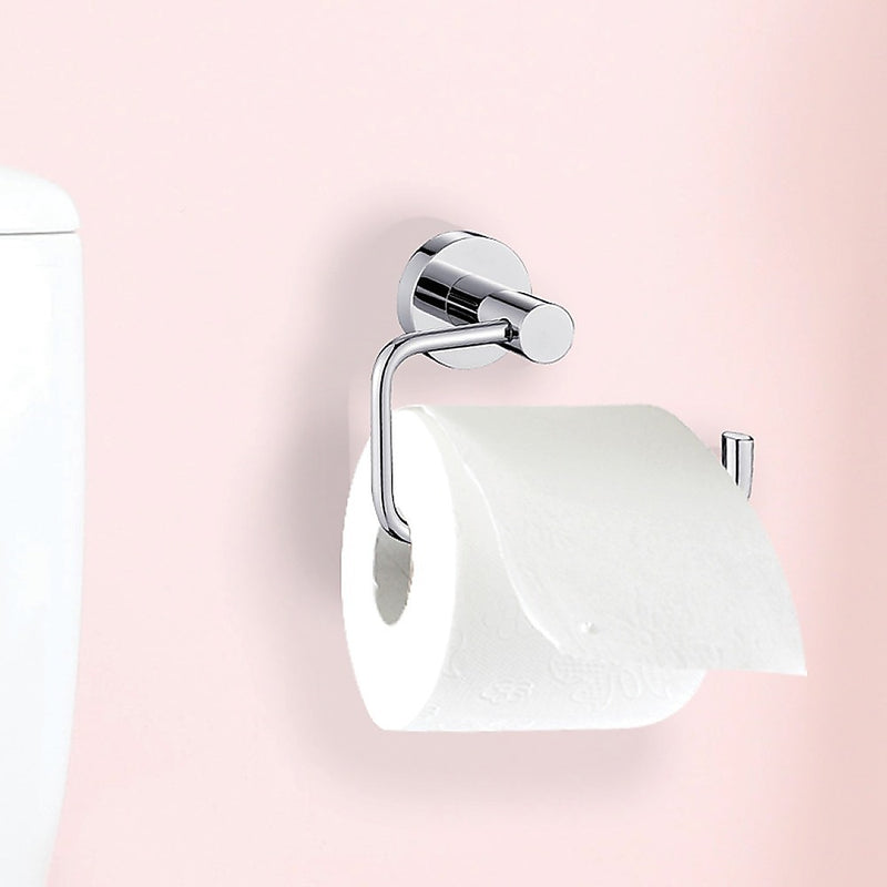 Dealsmate Classic Chrome Toilet Paper Holder Bathroom