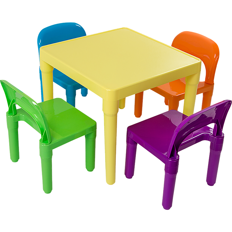 Dealsmate Kids Table and Chairs Play Set Toddler Child Toy Activity Furniture In-Outdoor