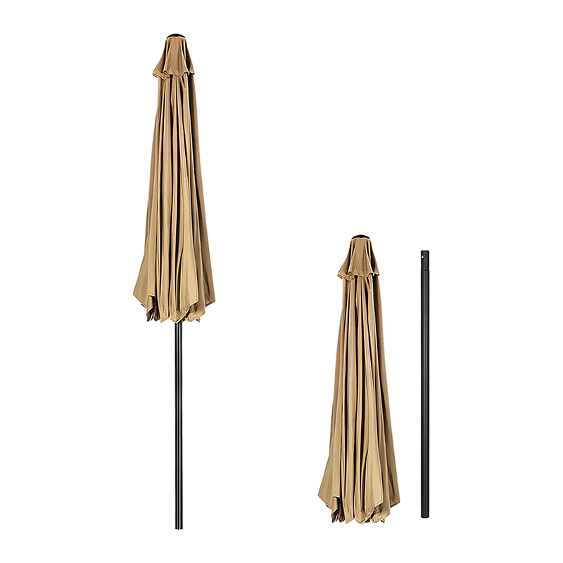 Dealsmate 9FT Patio Umbrella Outdoor Garden Table Umbrella with 8 Sturdy Ribs